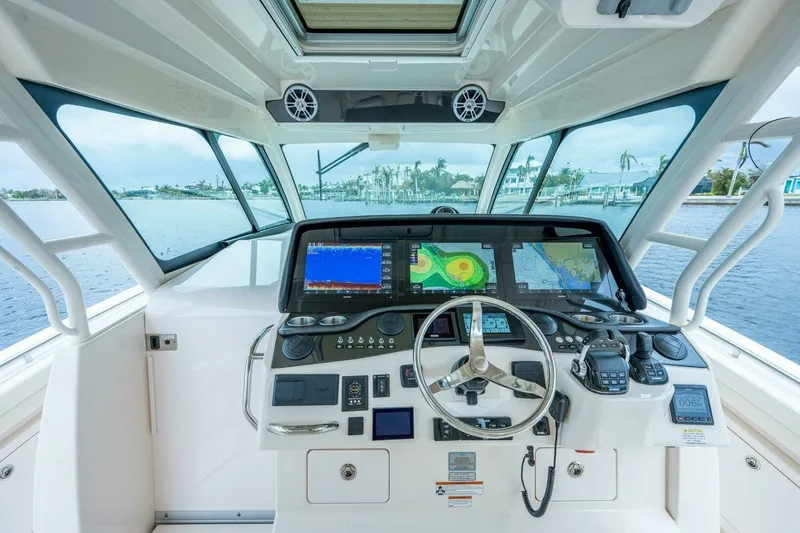 Slide: The Image of Grady White 45 Pura Vida - Exterior Helm 2020 Grady White 45 456 Canyon Pura Vida - 7653624