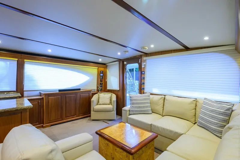 Slide: The Image of Hatteras 63 Reelin N Dealin - Interior Salon 2013 Hatteras 63 Convertible Reelin N Dealin - 5934079