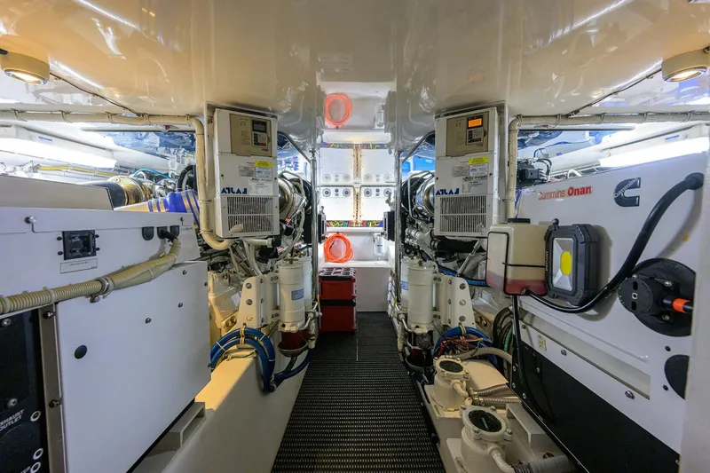 Slide: The Image of Hatteras 63 Reelin N Dealin - Engine Room 2013 Hatteras 63 Convertible Reelin N Dealin - 5934467