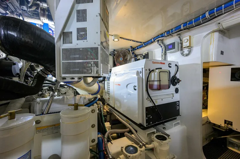 Slide: The Image of Hatteras 63 Reelin N Dealin - Engine Room 2013 Hatteras 63 Convertible Reelin N Dealin - 5934469