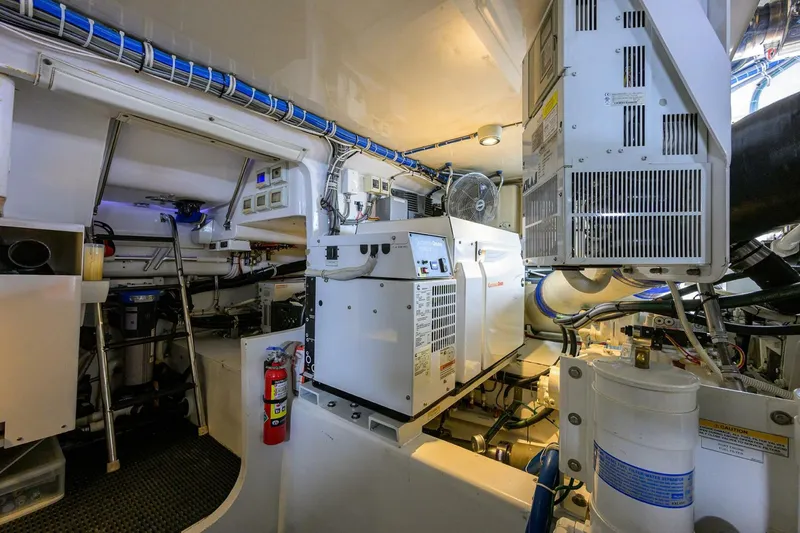 Slide: The Image of Hatteras 63 Reelin N Dealin - Engine Room 2013 Hatteras 63 Convertible Reelin N Dealin - 5934470