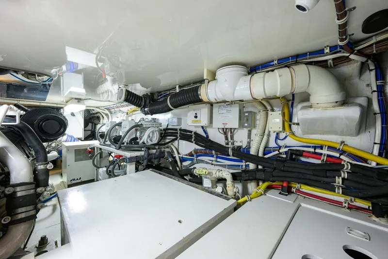 Slide: The Image of Hatteras 63 Reelin N Dealin - Engine Room 2013 Hatteras 63 Convertible Reelin N Dealin - 5934472
