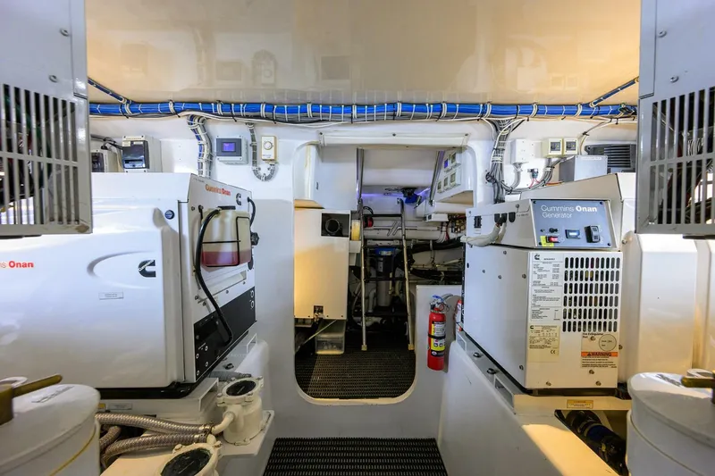 Slide: The Image of Hatteras 63 Reelin N Dealin - Engine Room 2013 Hatteras 63 Convertible Reelin N Dealin - 5934473