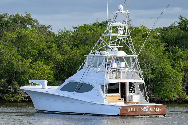 Slide: The Image of Hatteras 63 Reelin N Dealin - Exterior Profile 2013 Hatteras 63 Convertible Reelin N Dealin - 5934478