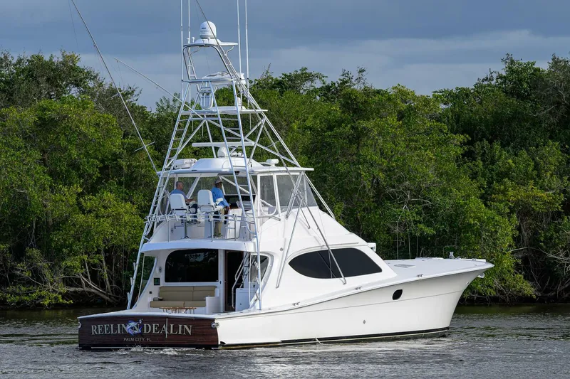 Slide: The Image of Hatteras 63 Reelin N Dealin - Exterior Profile 2013 Hatteras 63 Convertible Reelin N Dealin - 5934480