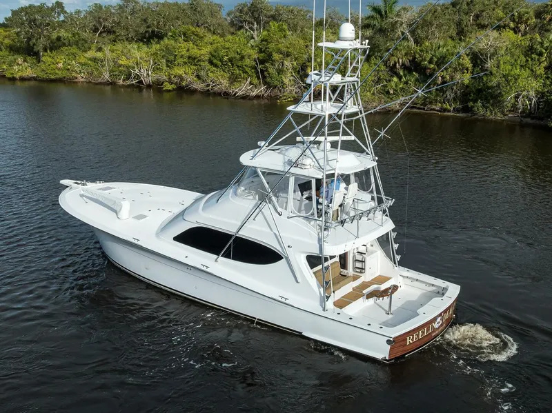 Slide: The Image of Hatteras 63 Reelin N Dealin - Exterior Profile 2013 Hatteras 63 Convertible Reelin N Dealin - 5934483
