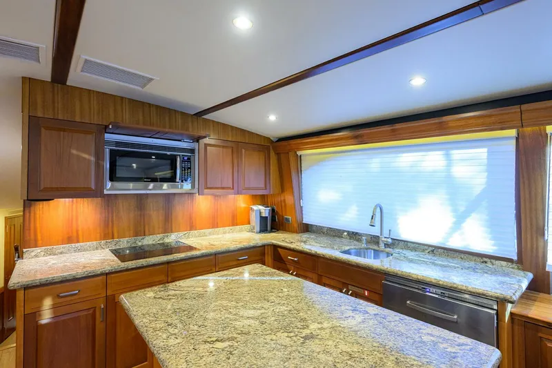 Slide: The Image of Hatteras 63 Reelin N Dealin - Interior Galley 2013 Hatteras 63 Convertible Reelin N Dealin - 5934083