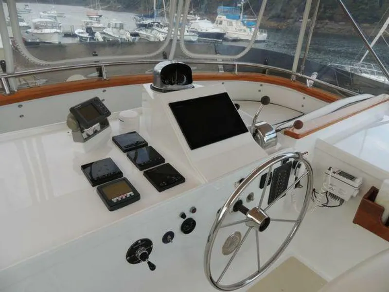 Slide: The Image of Jarvis Newman 46 Flybridge Downeast 1988 - 5933875