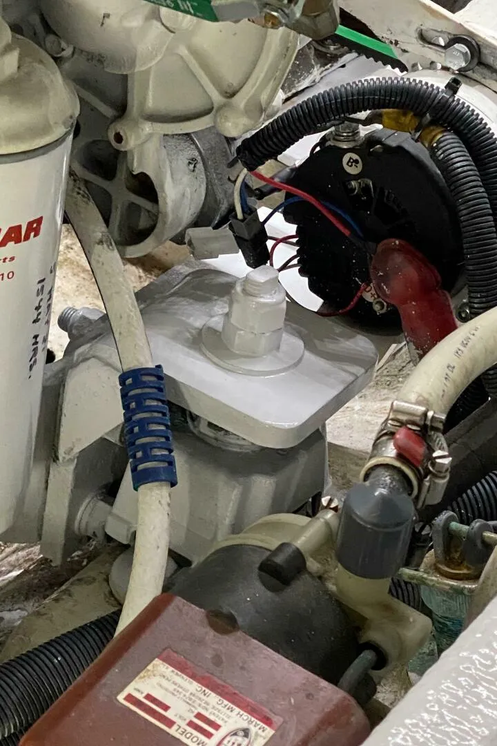 Slide: The Image of Jarvis Newman 46 Flybridge Downeast 1988 - 5933958