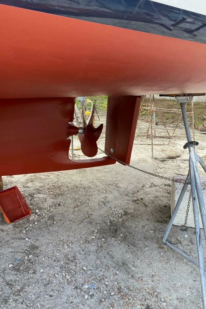 Slide: The Image of Jarvis Newman 46 Flybridge Downeast 1988 - 5933866