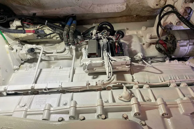 Slide: The Image of Jarvis Newman 46 Flybridge Downeast 1988 - 5933934