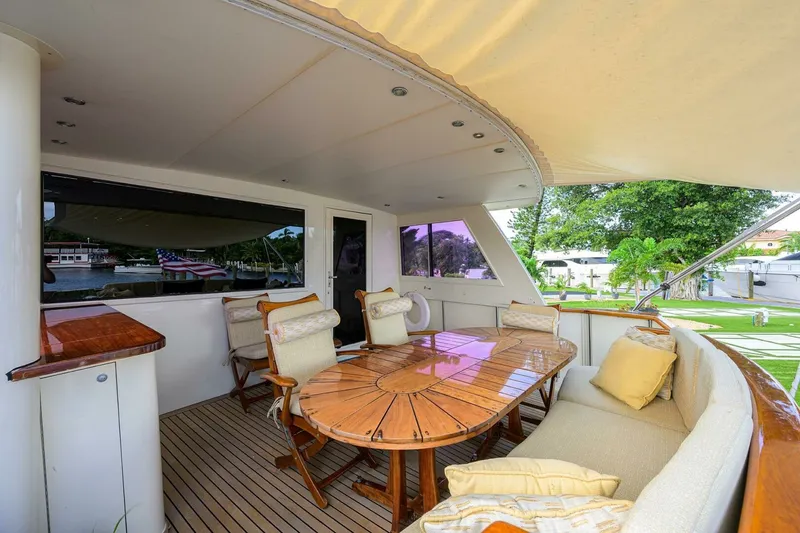 Slide: The Image of Hatteras 78 Cockpit Motor Yacht 1991 - 7650539