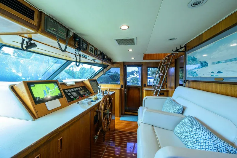 Slide: The Image of Hatteras 78 Cockpit Motor Yacht 1991 - 7650519