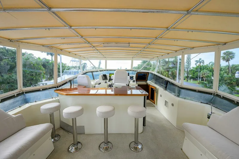 Slide: The Image of Hatteras 78 Cockpit Motor Yacht 1991 - 7650551