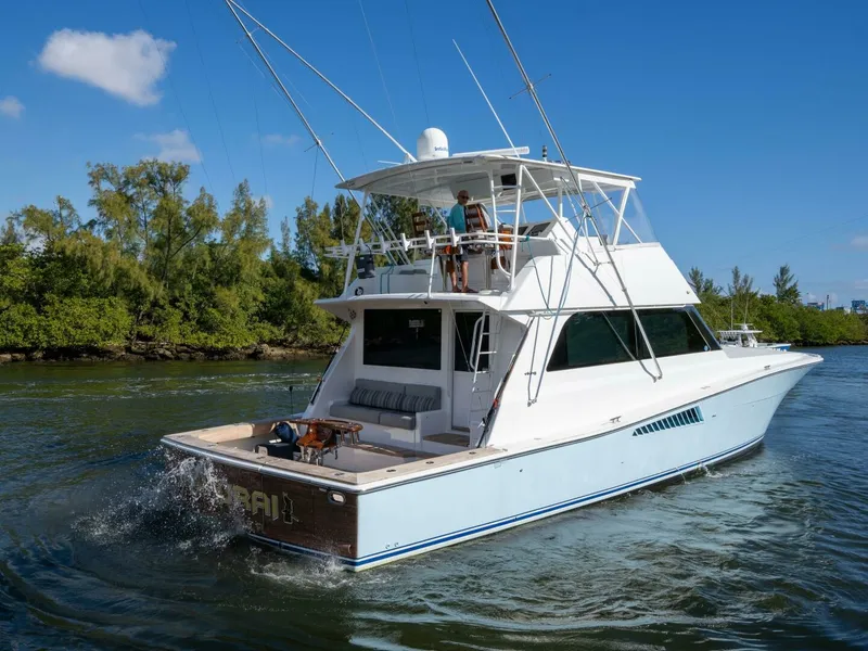 Slide: The Image of Viking 58 BAREFOOT - Exterior 1998 Viking 58 Convertible BAREFOOT - 7676761