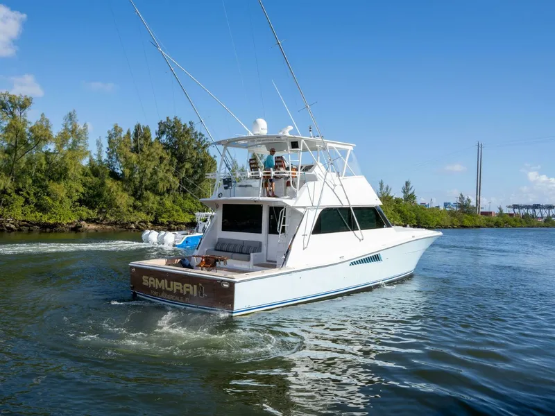 Slide: The Image of Viking 58 BAREFOOT - Exterior 1998 Viking 58 Convertible BAREFOOT - 7676763
