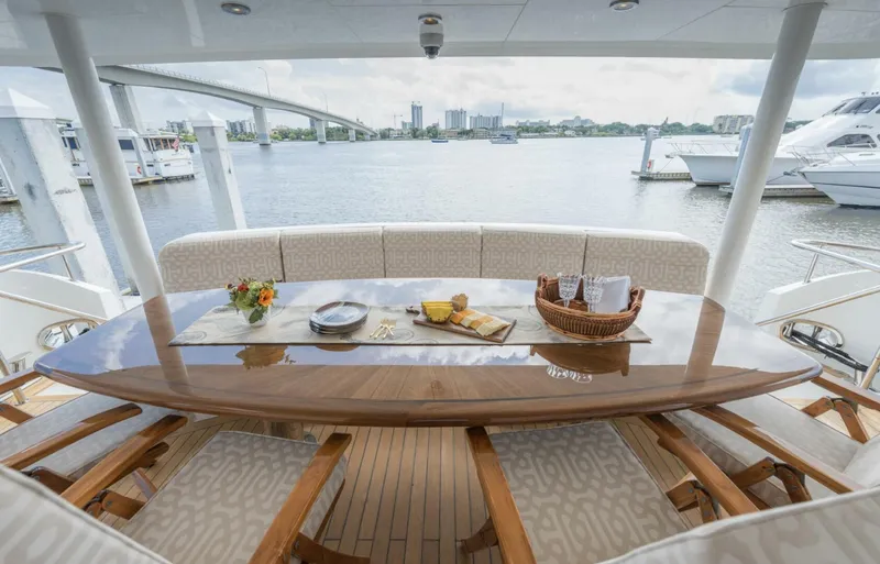 Slide: The Image of Cheoy Lee 95 FOOTLOOSE - Main Deck Aft 2008 Cheoy Lee 95
FOOTLOOSE - 5946559