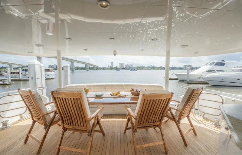 Slide: The Image of Cheoy Lee 95 FOOTLOOSE - Main Deck Aft 2008 Cheoy Lee 95
FOOTLOOSE - 5946558