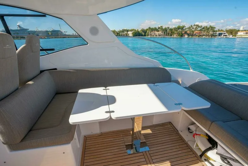 Slide: The Image of Azimut Atlantis 45 - Relax Josephine - Cockpit, Table and Seating 2022 Azimut Atlantis 45 - Relax Josephine - 7653662