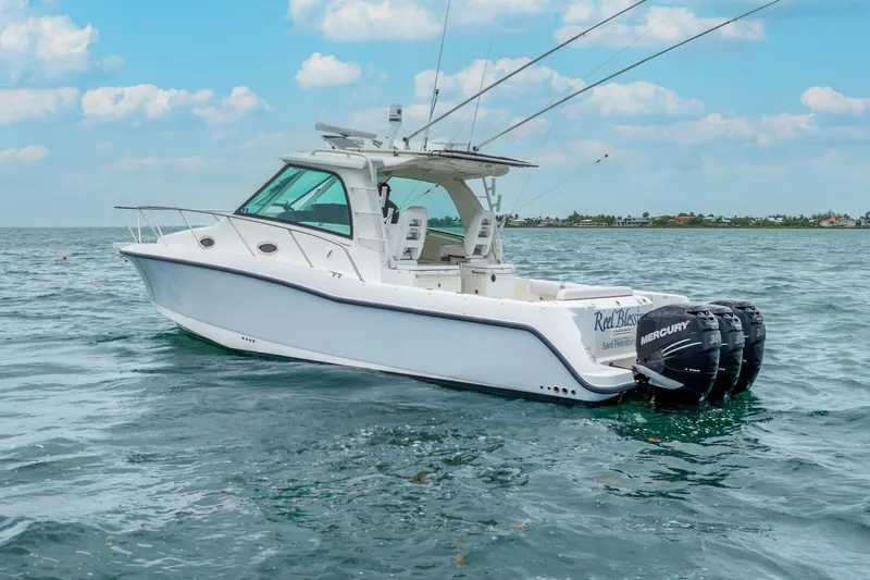Slide: The Image of 2012 Boston Whaler 345 Conquest -Profile - 5939576