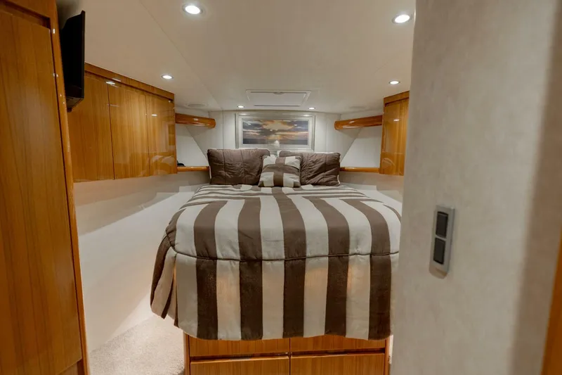 Slide: The Image of 2015 Viking 52 Sport Tower- UP TO IT- Master Stateroom - 5975162