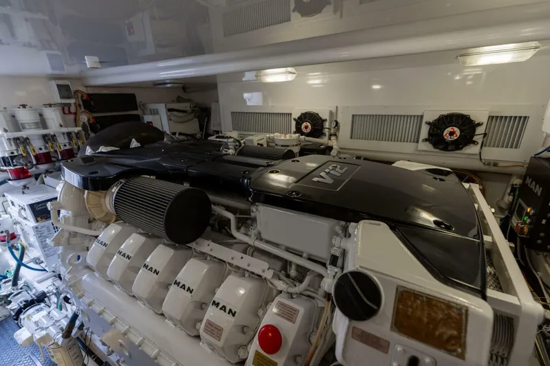 Slide: The Image of 2015 Viking 52 Sport Tower- UP TO IT- Engine Room - 5975119