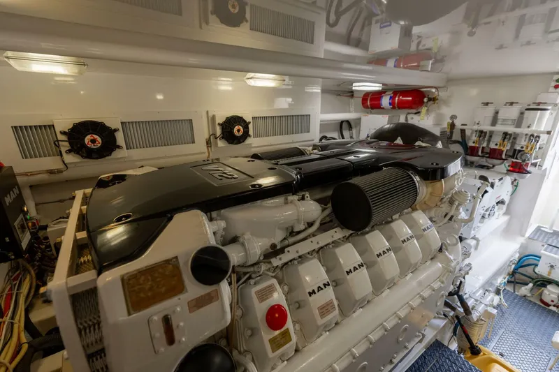 Slide: The Image of 2015 Viking 52 Sport Tower- UP TO IT- Engine Room - 5975120