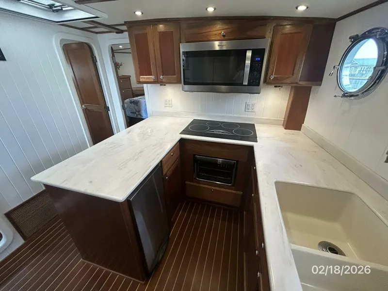 Slide: The Image of 37' Great Harbour galley forward - 5943758