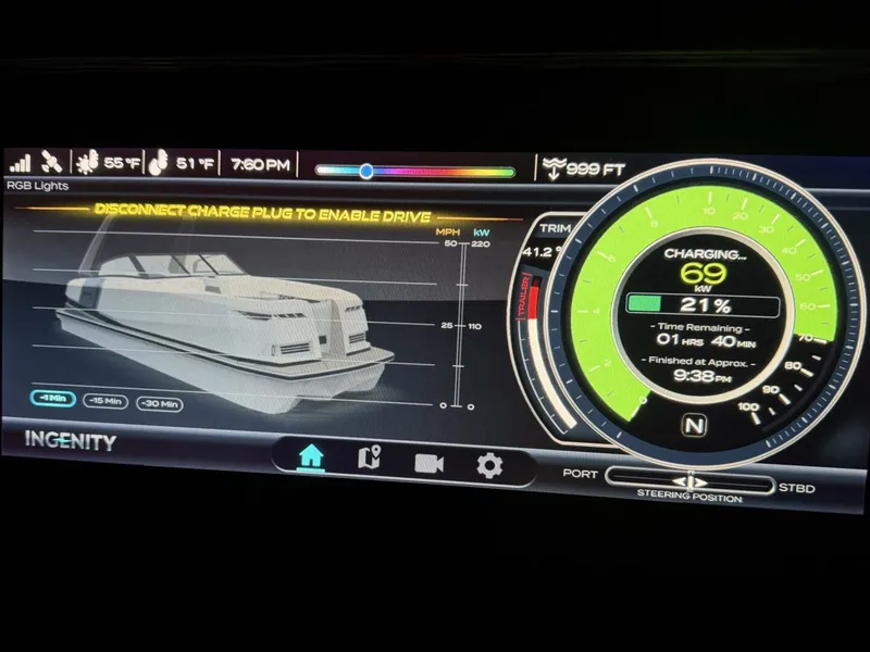 Slide: The Image of Correct Craft Ingenity 23EL2 Electric Boat 2023 - 5945180