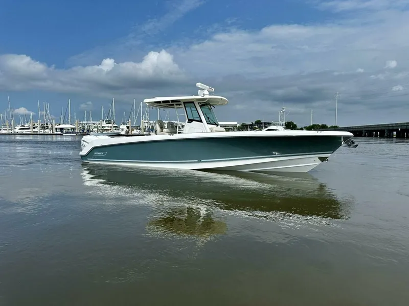 Slide: The Image of Boston Whaler 33 BOTTOMS UP -  Exterior 2019 Boston Whaler 33 BOTTOMS UP - 5947305