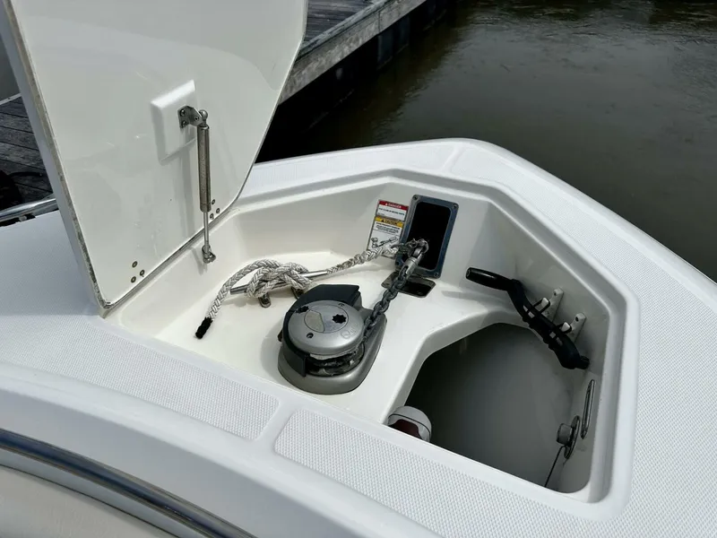 Slide: The Image of Boston Whaler 33 BOTTOMS UP -  Bow Ground Tackle  2019 Boston Whaler 33 BOTTOMS UP - 5947327