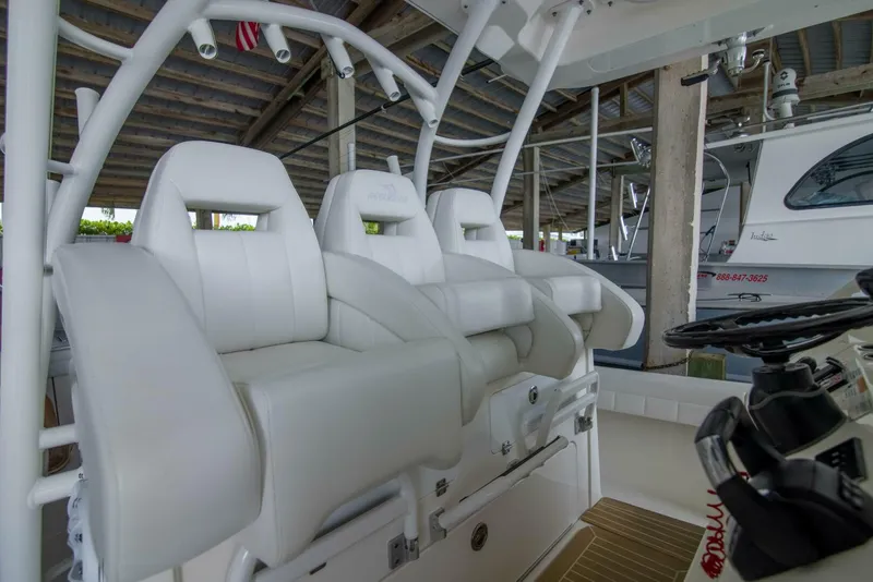 Slide: The Image of Regulator 41 - Miss Megan - Helm Seats 2021 Regulator 41 Center Console Miss Megan - 5947779