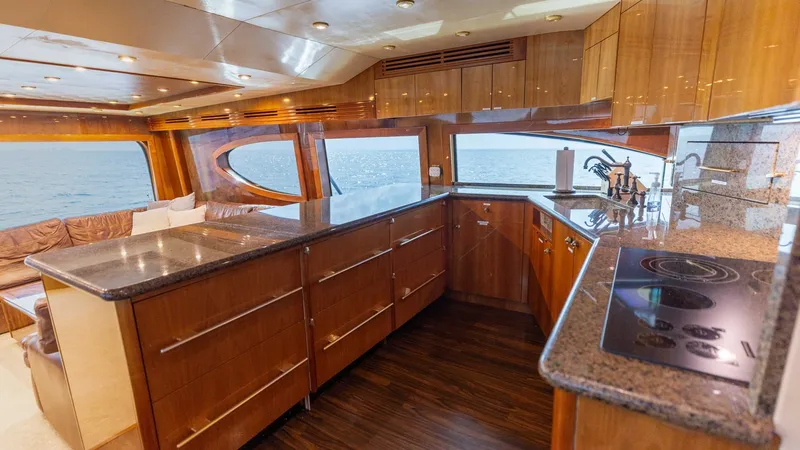 Slide: The Image of 2007 Hatteras 68 Convertible- KEMOSABE- Galley - 7514521