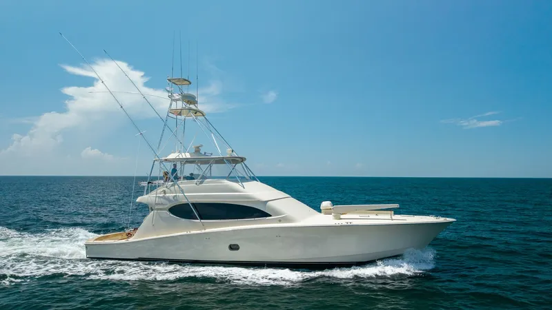 The Image of 2007 Hatteras 68 Convertible- KEMOSABE- Profile - 7514507
