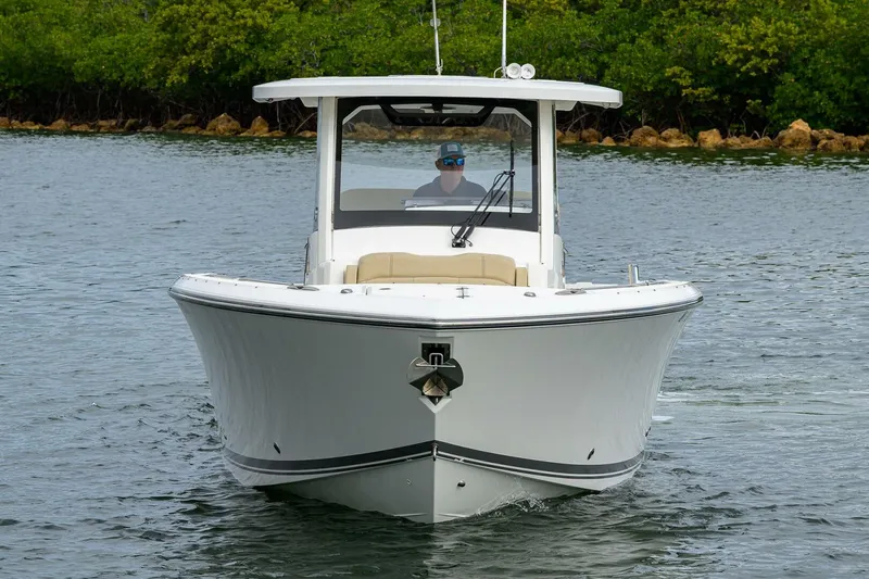 Slide: The Image of Pursuit 32 - Front View 2019 Pursuit S 328 Center Console - 5952021