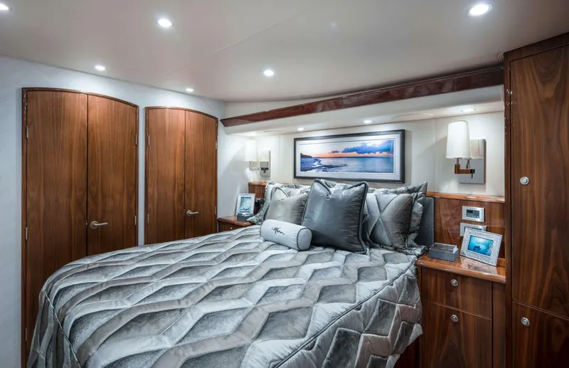 Slide: The Image of Viking 58 Convertible Master Stateroom 2026 Viking 58 Convertible - 5960940
