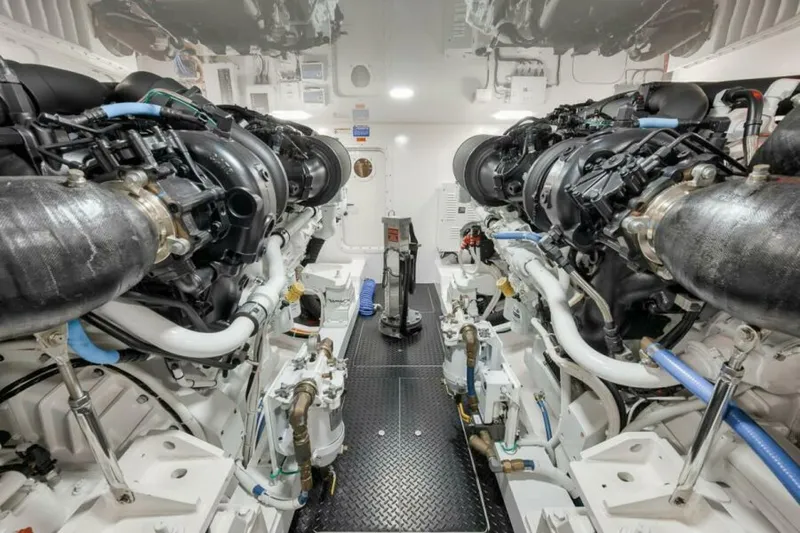 Slide: The Image of Viking 72 Skybridge - Chelsea -Engine Room 2024 Viking 72 Skybridge Chelsea - 5959087