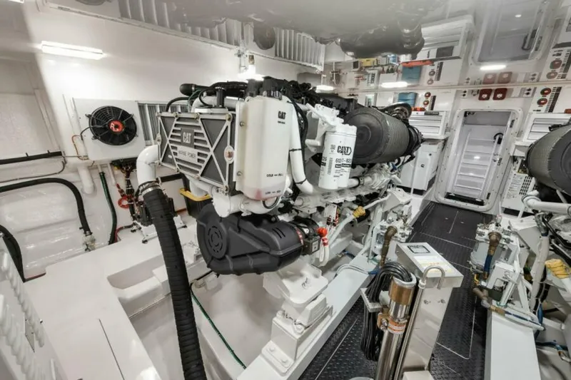 Slide: The Image of Viking 72 Skybridge - Chelsea -Engine Room 2024 Viking 72 Skybridge Chelsea - 5959091