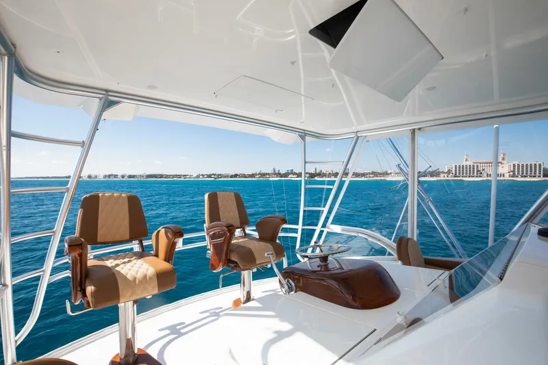 Slide: The Image of Viking 48 - Dorothy Marie - Flybridge Helm Seats 2018 48 Viking Convertible - Dorothy Marie - 5960142