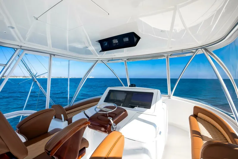 Slide: The Image of Viking 48 - Dorothy Marie - Flybridge Helm 2018 48 Viking Convertible - Dorothy Marie - 7653251