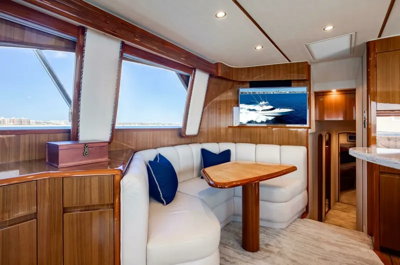 Slide: The Image of Viking 48 - Dorothy Marie - Dinette 2018 48 Viking Convertible - Dorothy Marie - 7653237