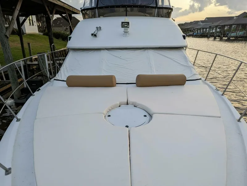 Slide: The Image of Carver 455 Aft Cabin Custom bow cushions - 5961665