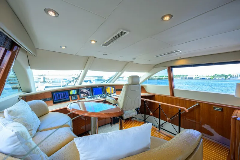 Slide: The Image of Lazzara 80 WILLYN - Enclosed Flybridge 2007 Lazzara 80 Flybridge Motoryacht WILLYN - 5964860