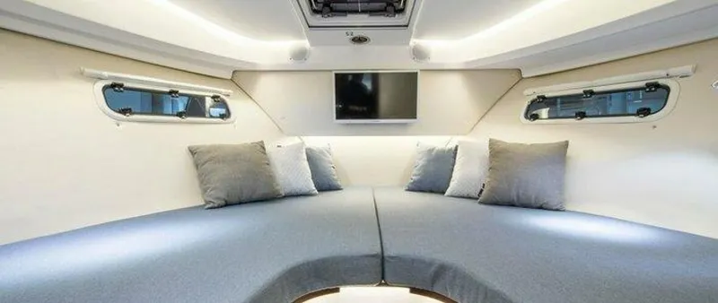 Slide: The Image of Nimbus 305 Coupe Cabin 2026 Nimbus 305 Coupe - 5963978