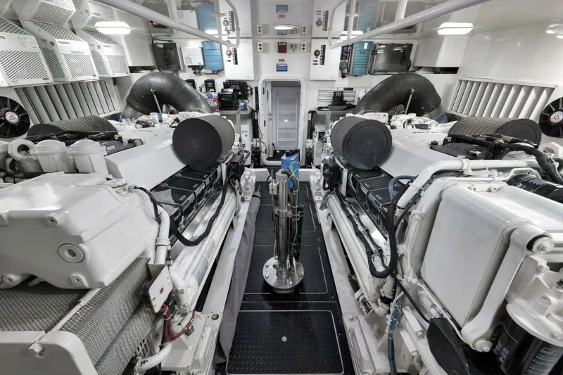 Slide: The Image of 2011 Viking 76 Enclosed Bridge- TEUSEAS- Engine Room - 5966507