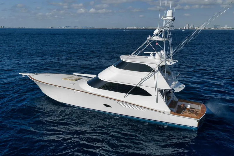 Slide: The Image of 2011 Viking 76 Enclosed Bridge- TEUSEAS- Profile - 5966462