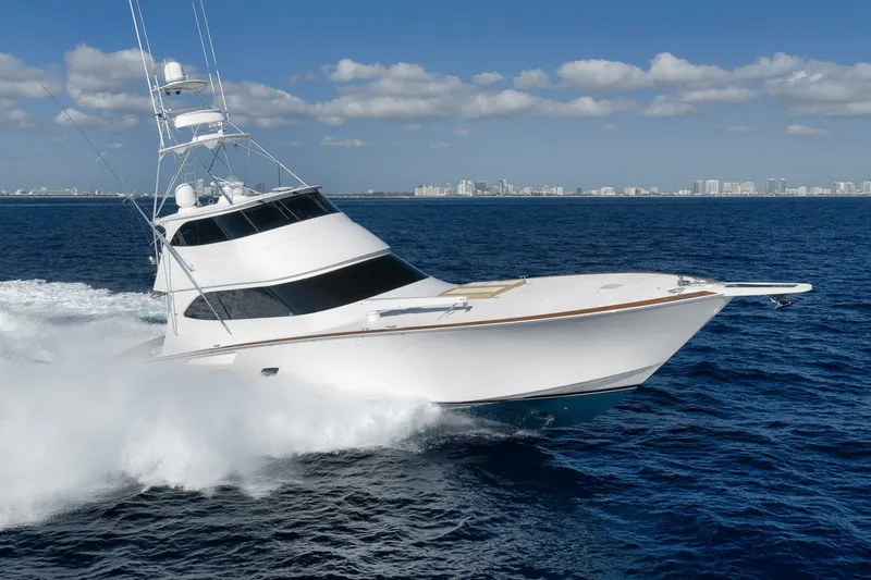 Slide: The Image of 2011 Viking 76 Enclosed Bridge- TEUSEAS- Profile - 5966475