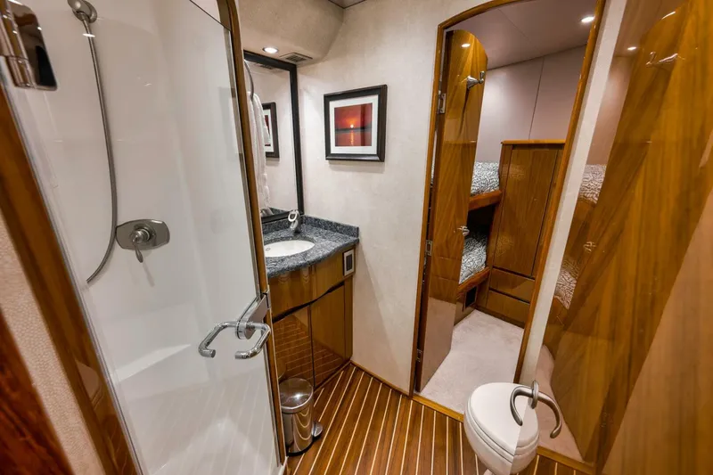 Slide: The Image of 2011 Viking 76 Enclosed Bridge- TEUSEAS- Port Head - 5966525