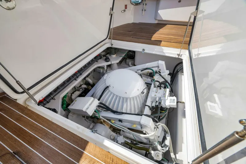 Slide: The Image of 2011 Viking 76 Enclosed Bridge- TEUSEAS- Seakeeper - 5966548