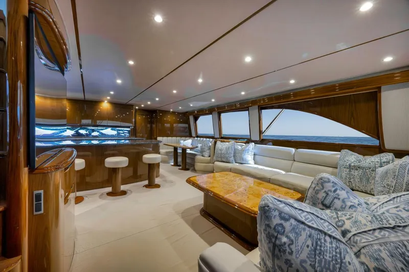 Slide: The Image of 2011 Viking 76 Enclosed Bridge- TEUSEAS- Salon - 5966633